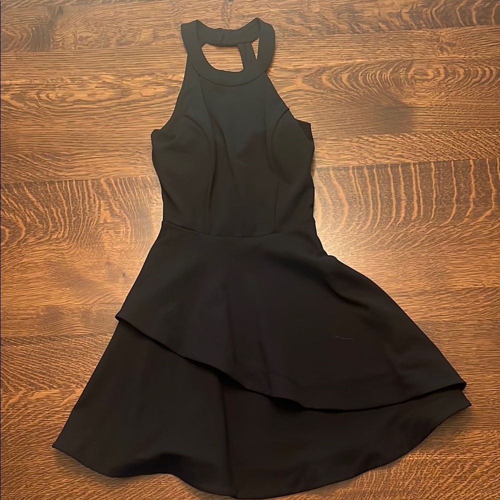 Speechless Black Halter Fit and Flare Cocktail Dress in Size 3